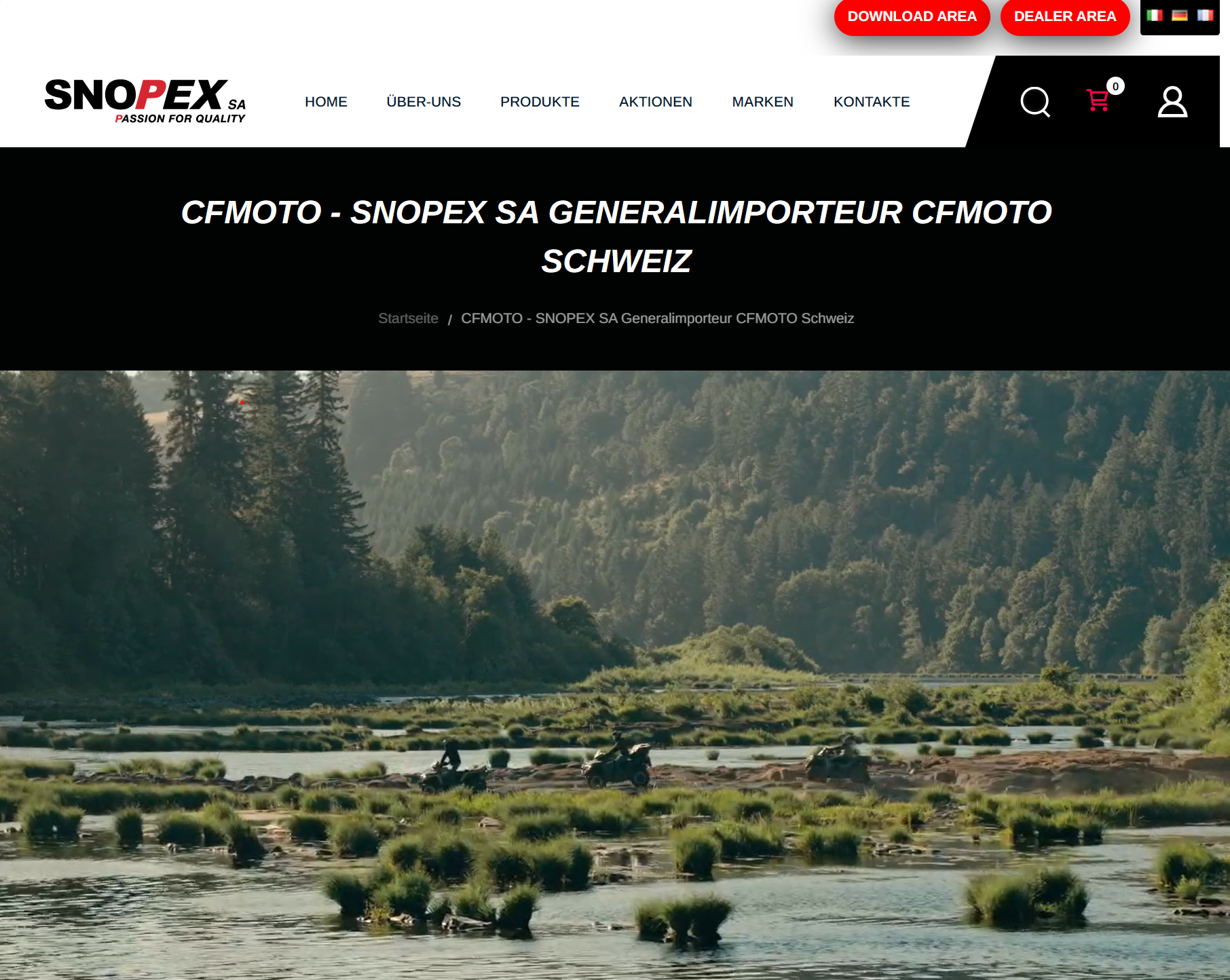CFMoto Website